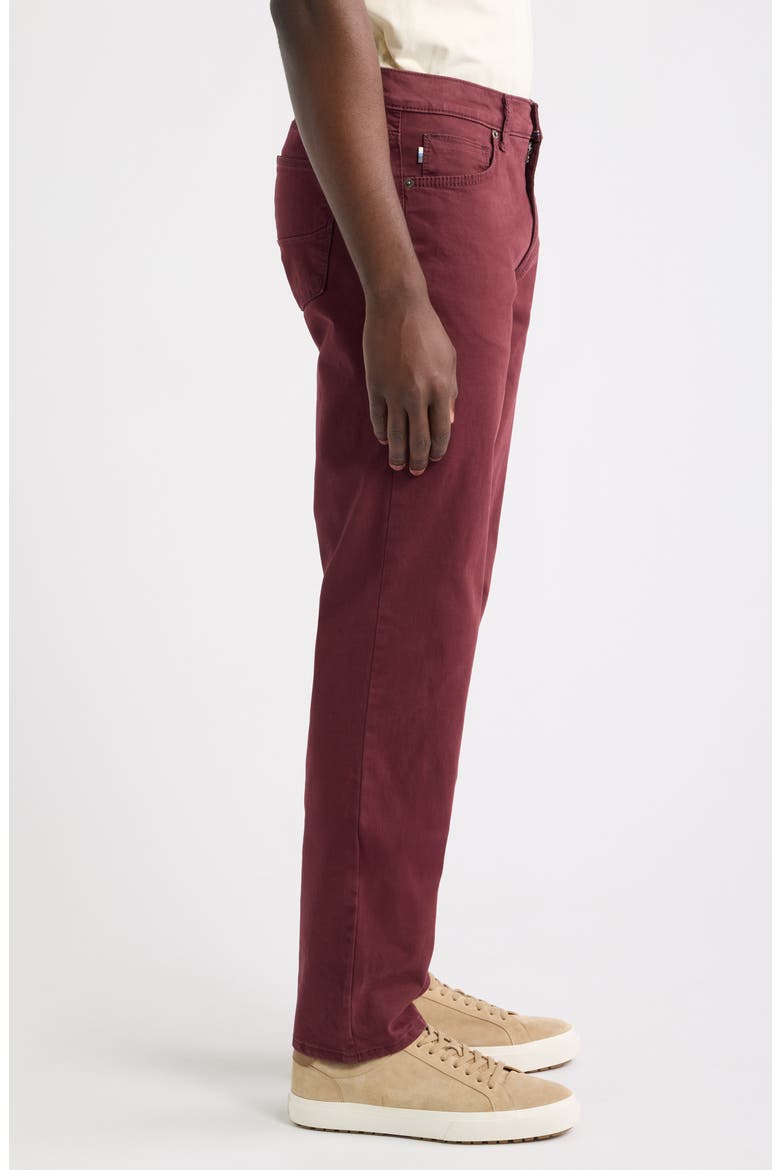 Cadiz Marathon Soft Touch Luxury Stretch Twill Straight Leg Pants, Alternate, color, 43-MERLOT