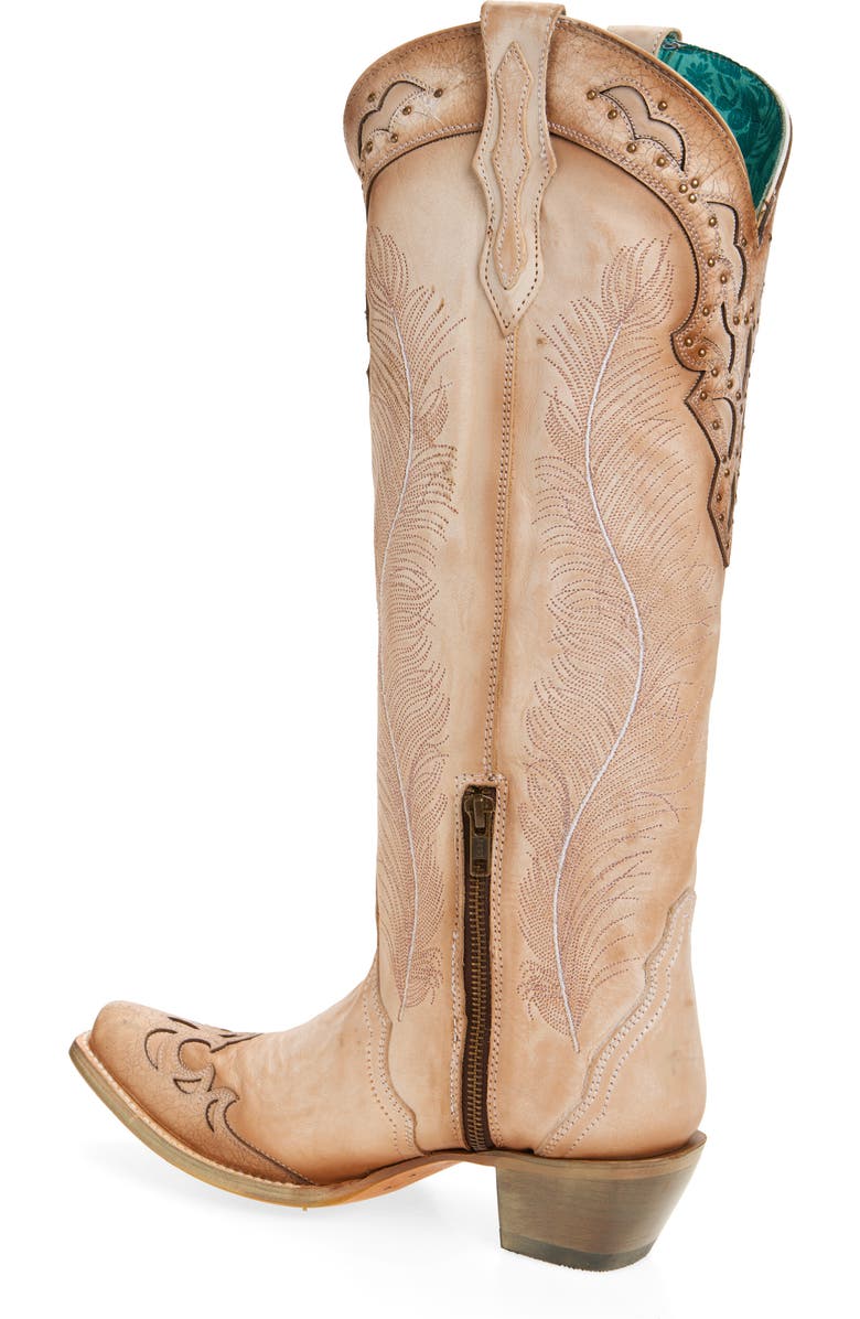 CORRAL Feather Embroidered Western Boot, Alternate, color,