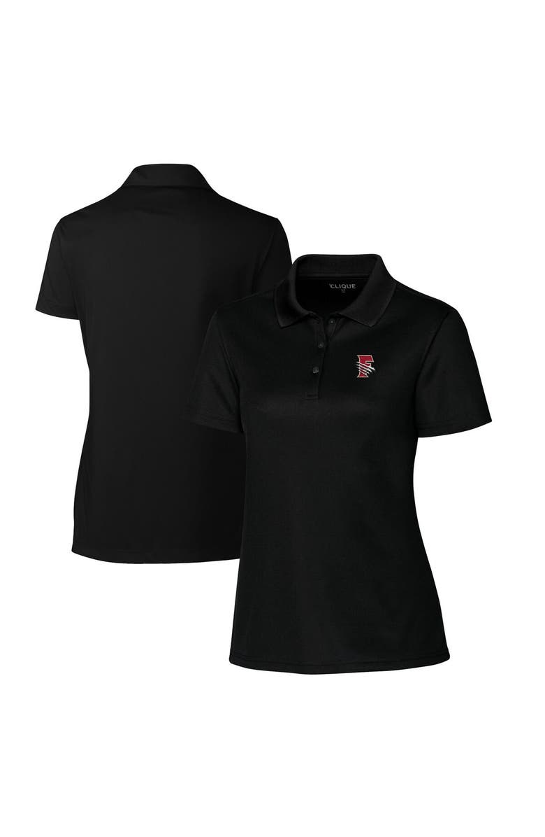 Cutter & Buck Women's Cutter & Buck  Black Fresno Grizzlies Clique Spin Eco Performance Pique Women's Polo, Alternate, color, 
