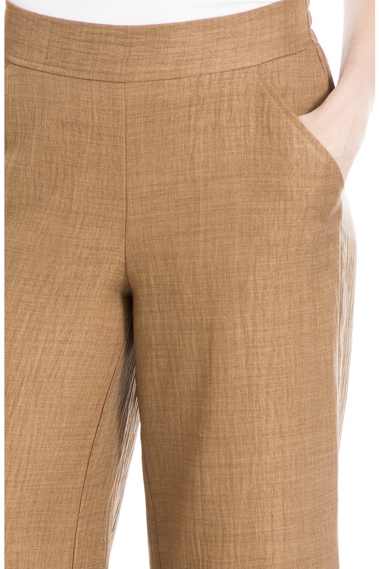 Textured Wide Leg Pants, Alternate, color, BROWN