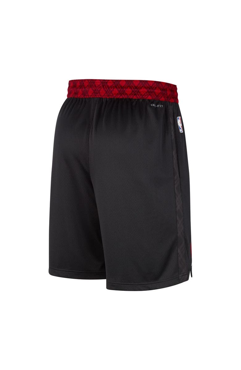 Nike Men's Nike Black Portland Trail Blazers 2023/24 City Edition Swingman Shorts, Alternate, color,