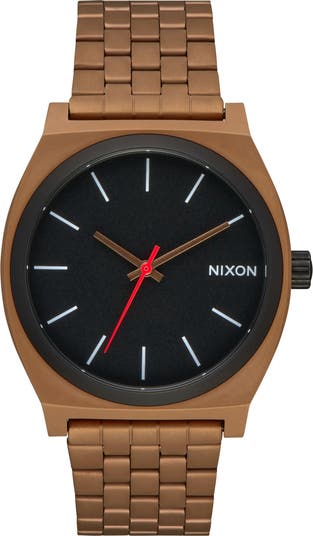 Nixon The Time Teller Bracelet Watch 37mm Nordstrom