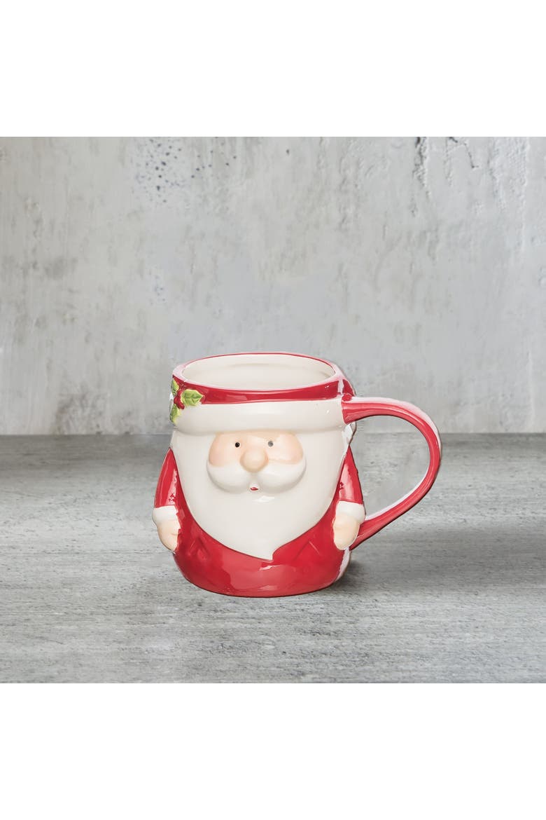 Christmas Ceramic Mugs 16oz, Alternate, color, Red