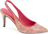 KARL LAGERFELD PARIS Rosalyn Pointed Toe Slingback Pump