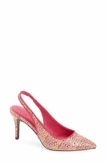KARL LAGERFELD PARIS Rosalyn Pointed Toe Slingback Pump