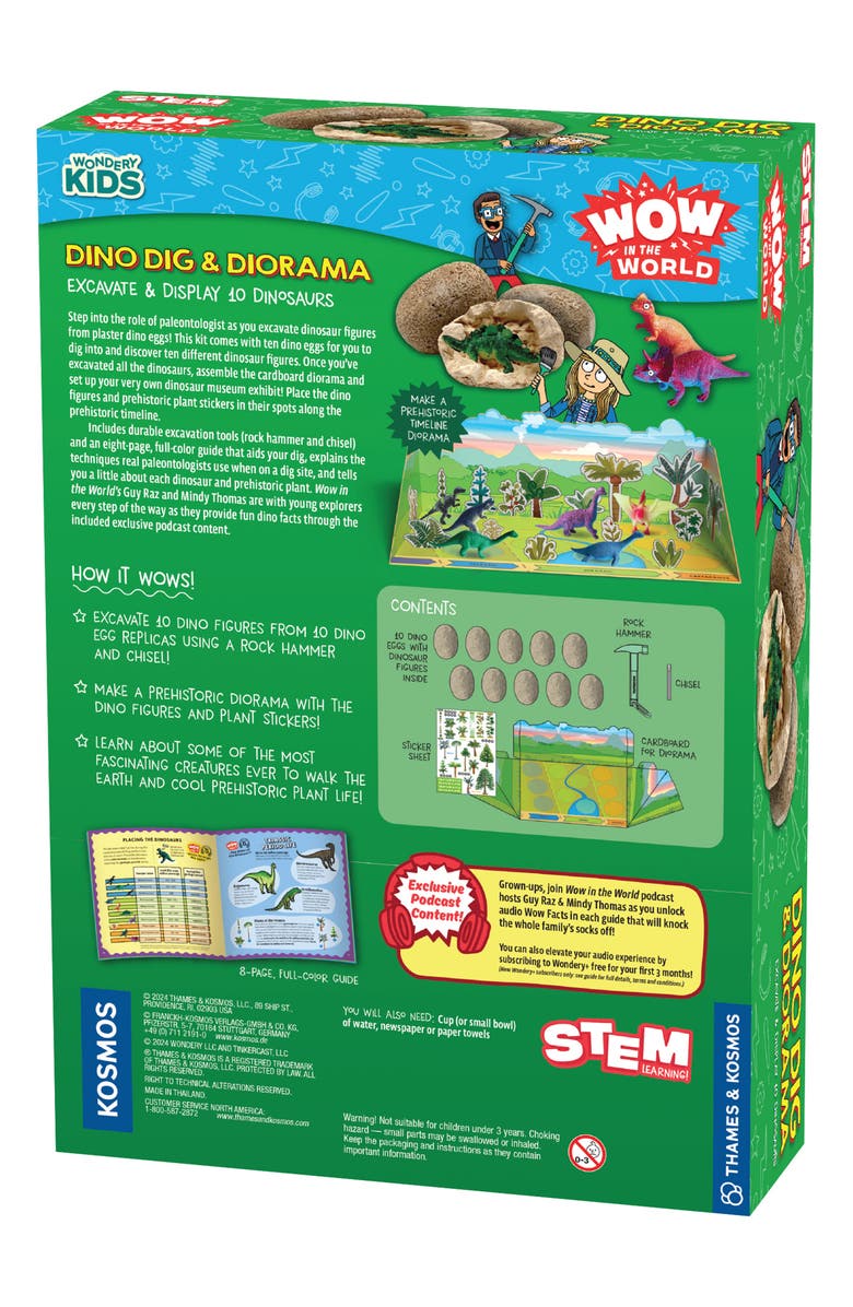 Thames & Kosmos Dino Dig & Diorama Kit, Alternate, color, Miscellaneous