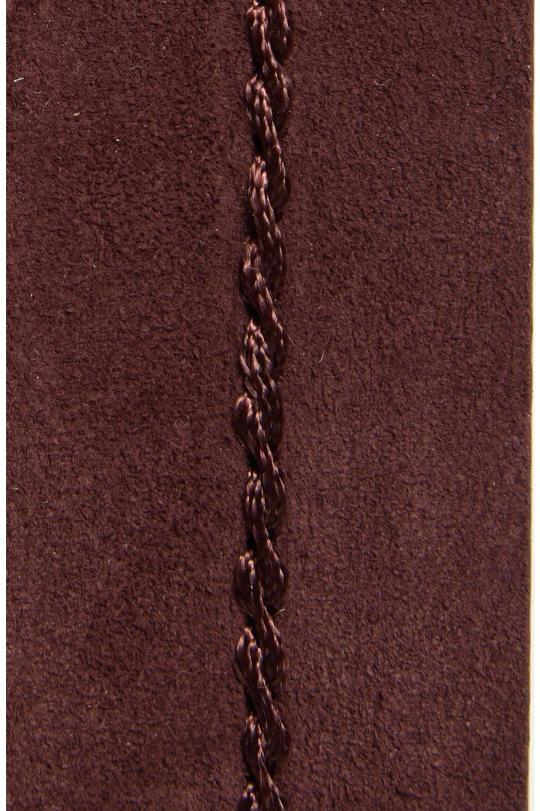 Suede Stitch Belt, Alternate, color, CHOCOLATE