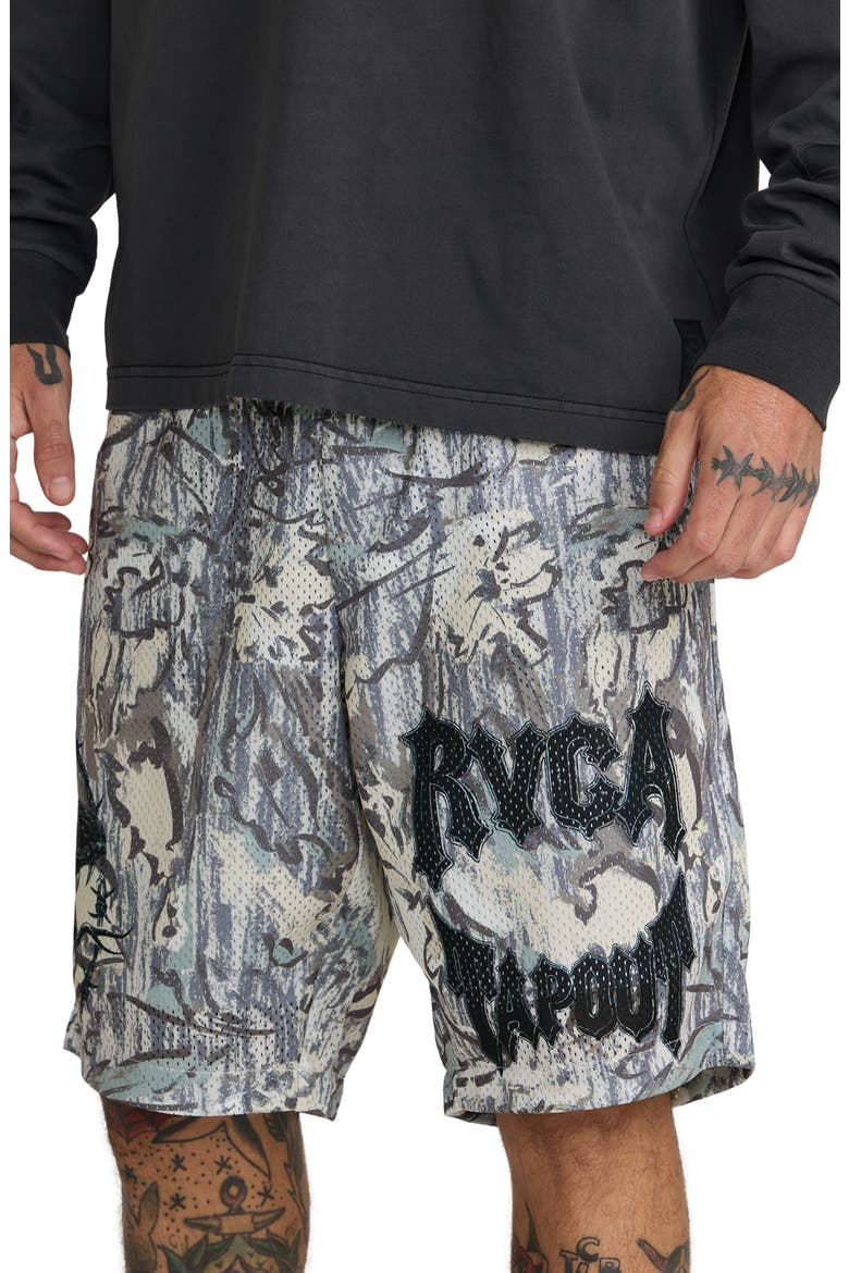 x Tapout® Printed Mesh Shorts, Alternate, color, CAMO