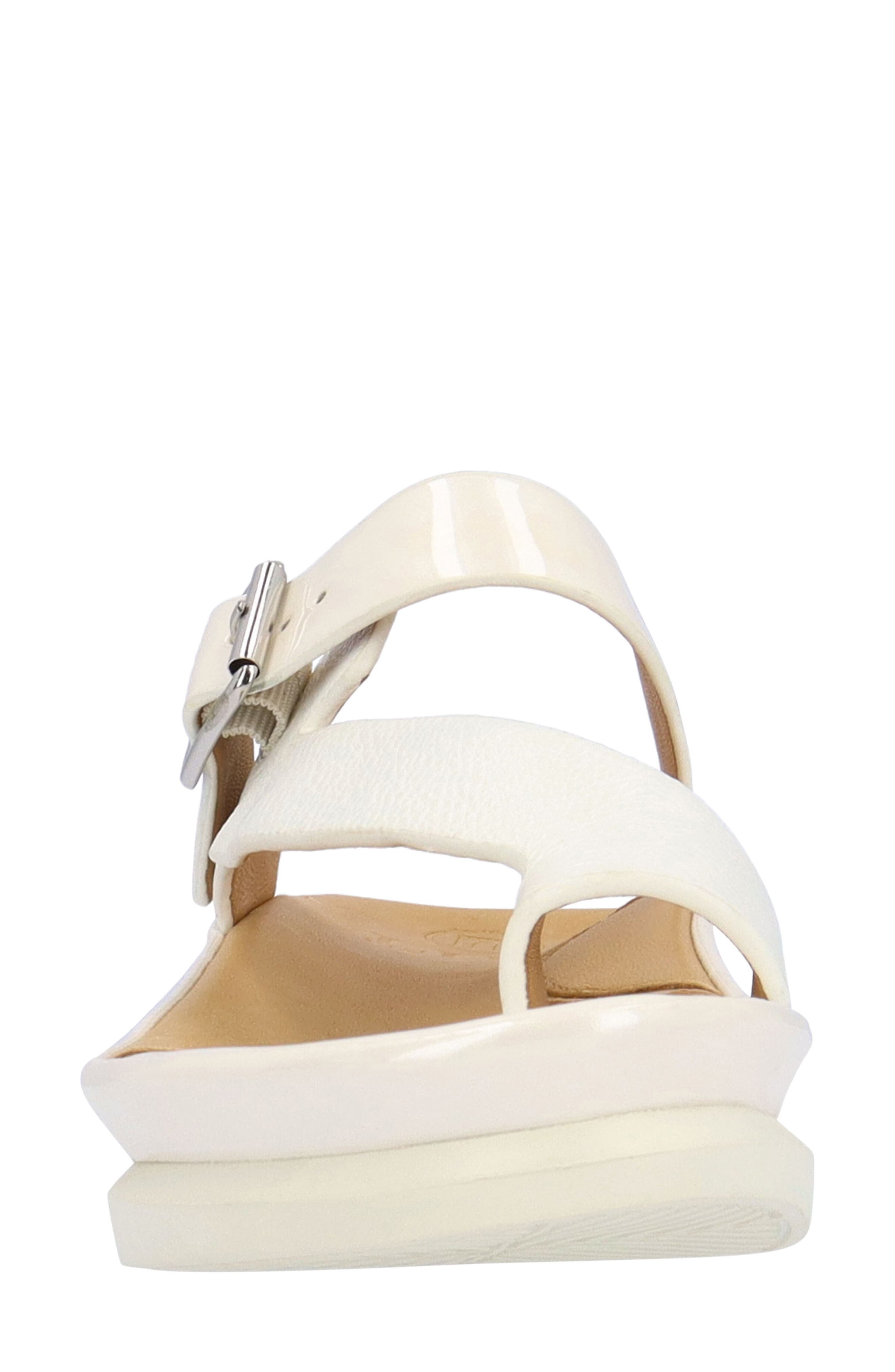L'Amour des Pieds Alanza Toe Loop Sandal, Alternate, color, White