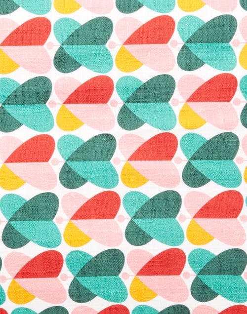 La Doublej Cushion (55x55) Farfalle Multicolor In Farfalle Multicolor