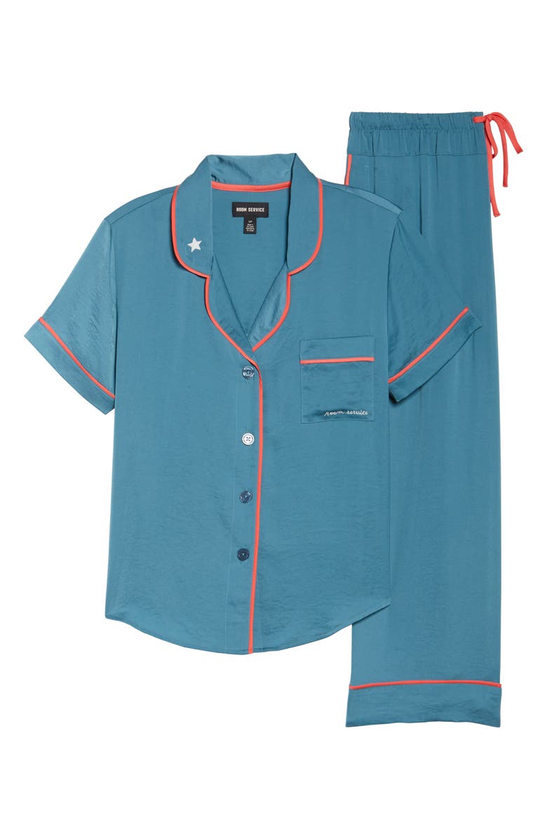 Room Service Pjs ROOM SERVICE Satin Pajamas, Alternate, color,