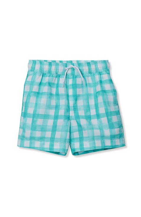 Boys Print Swim Trunks