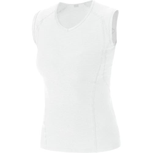 Gorewear Base Layer Sleeveless Shirt In White
