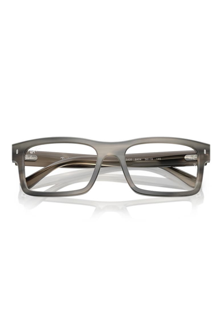 54mm Rectangular Optical Glasses, Alternate, color, HAVANA GRADIENT