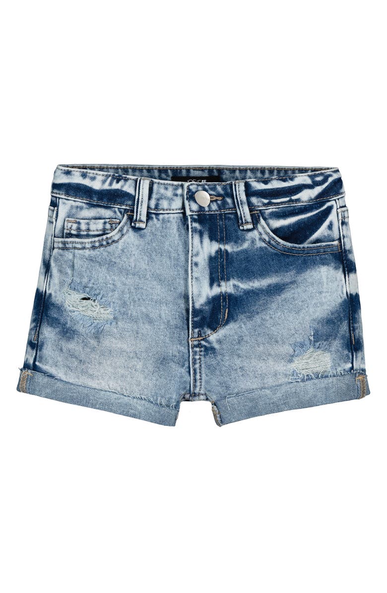 Joe's Jeans Kids' Rip & Repair Cutoff Denim Shorts, Main, color, Bleach Wash