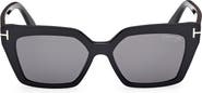 TOM FORD Winona 53mm Polarized Cat Eye Sunglasses