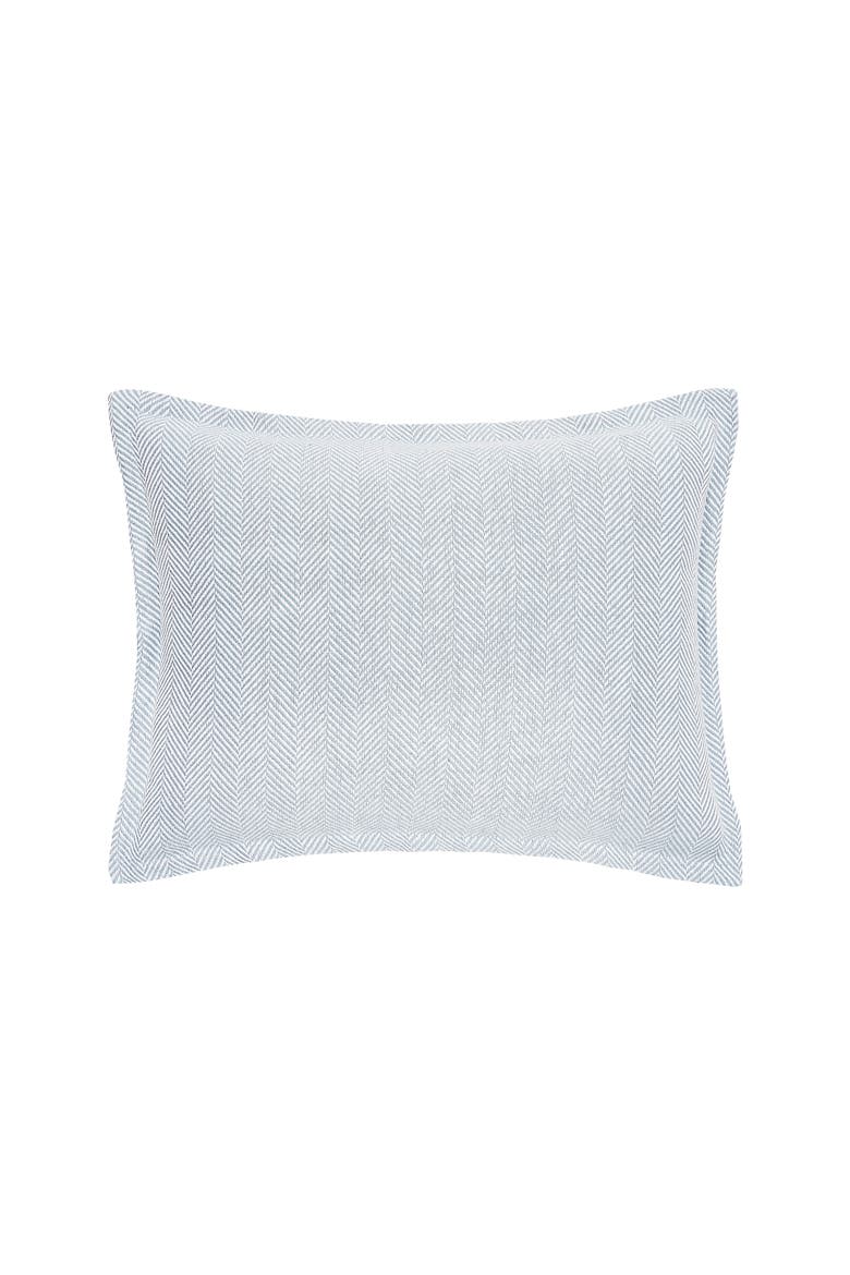 Torin Fog Cotton Standard Sham - Machine Washable, Main, color, Blue