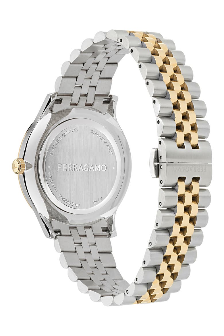 Duo Two-Tone Bracelet Watch, 40mm, Alternate, color, TWO TONE
