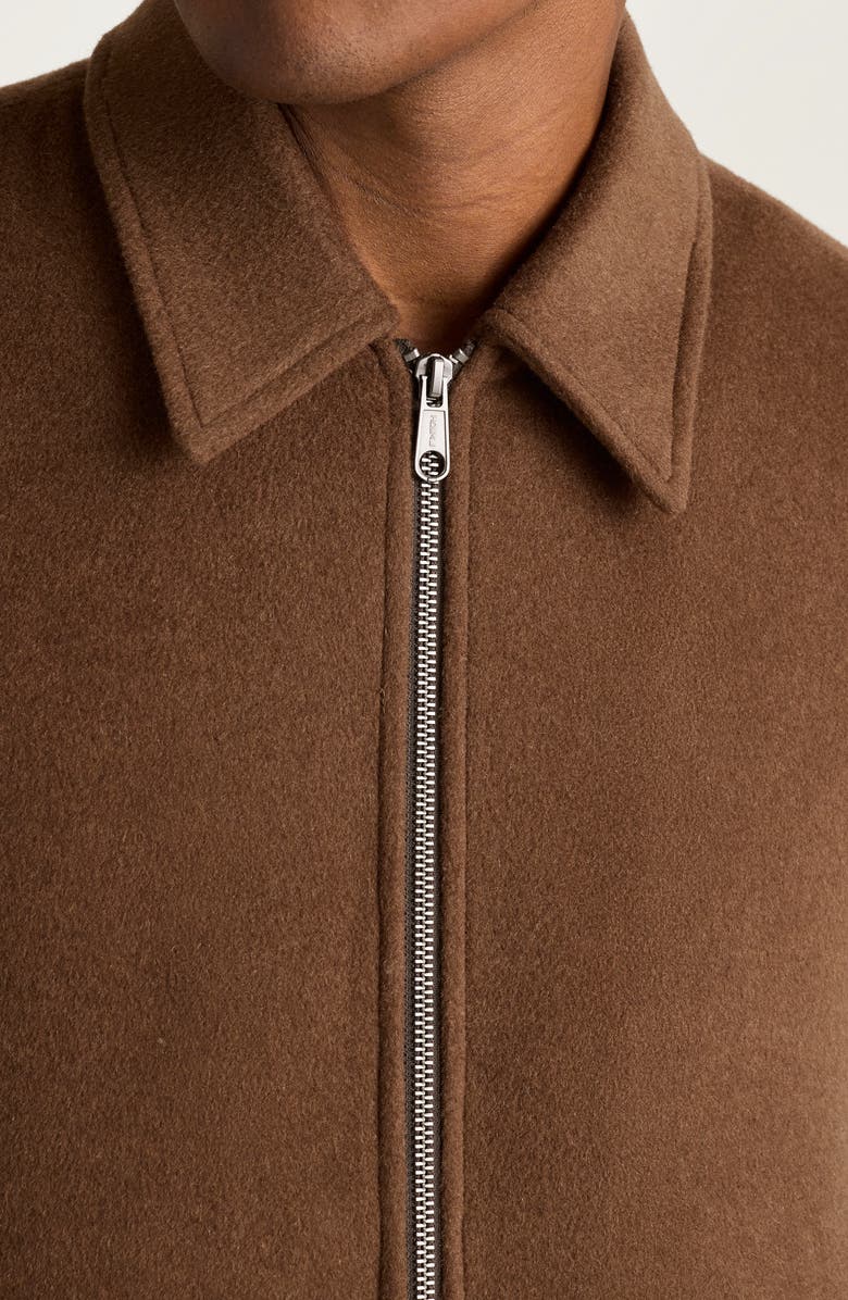 Bonobos Wool Blend Bomber Jacket, Alternate, color, Brown