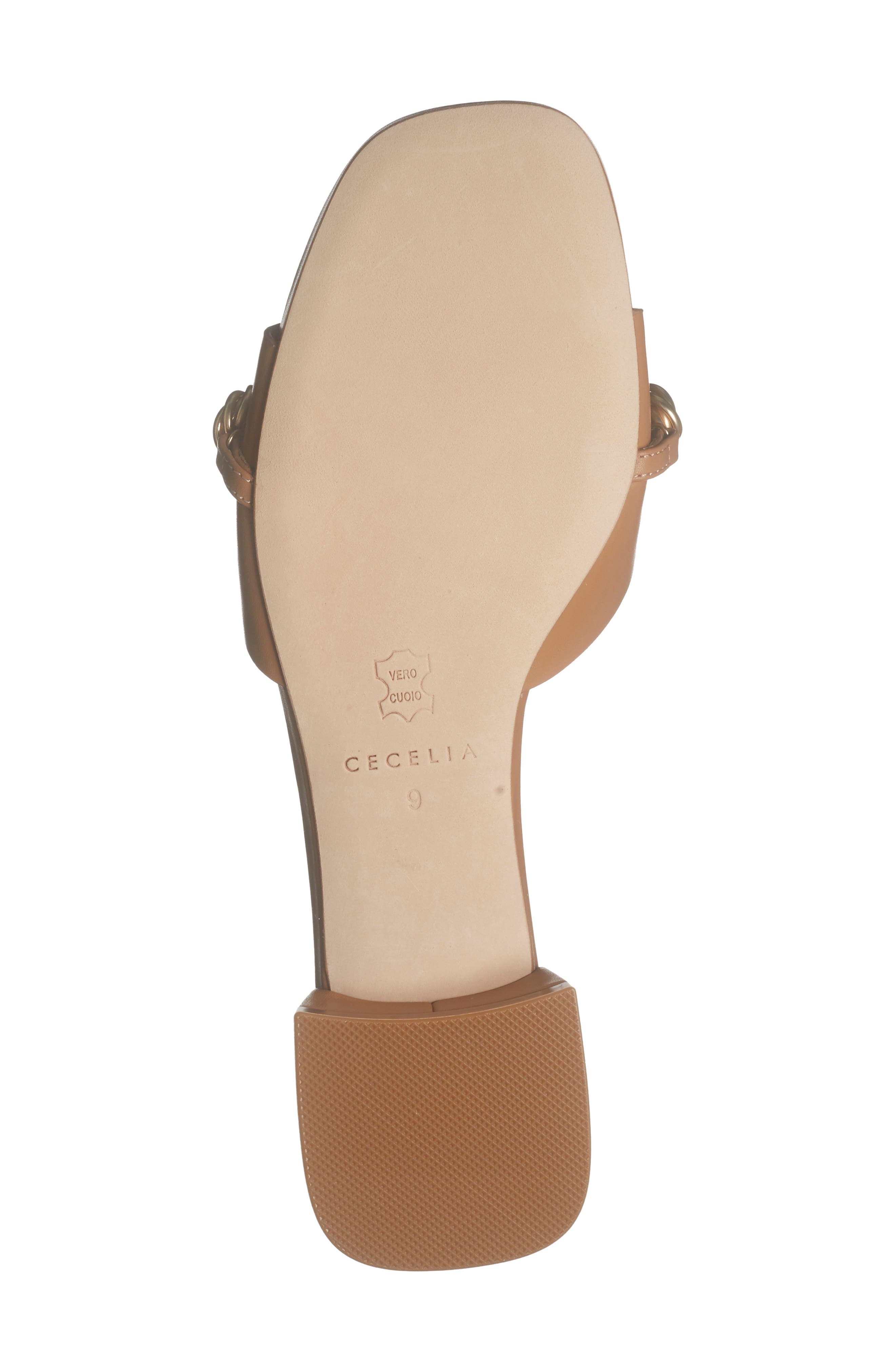 Cecelia New York Bonnie Slide Sandal, Alternate, color, Gold Rose