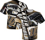 STEWART-HAAS RACING Men's Stewart-Haas Racing Team Collection White Aric Almirola Smithfield Sublimated Dynamic Total Print T-Shirt