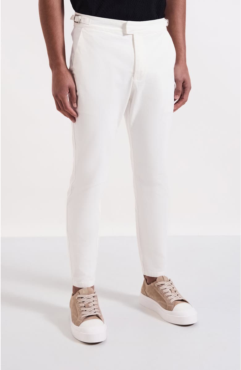 MAUVAIS Beaufort Stretch Chinos, Main, color, White