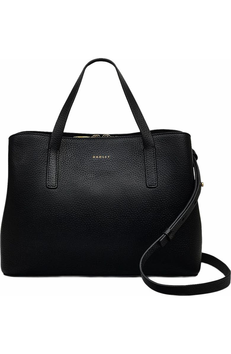 Radley Dukes Place Medium Ziptop Satchel Bag, Main, color, Black