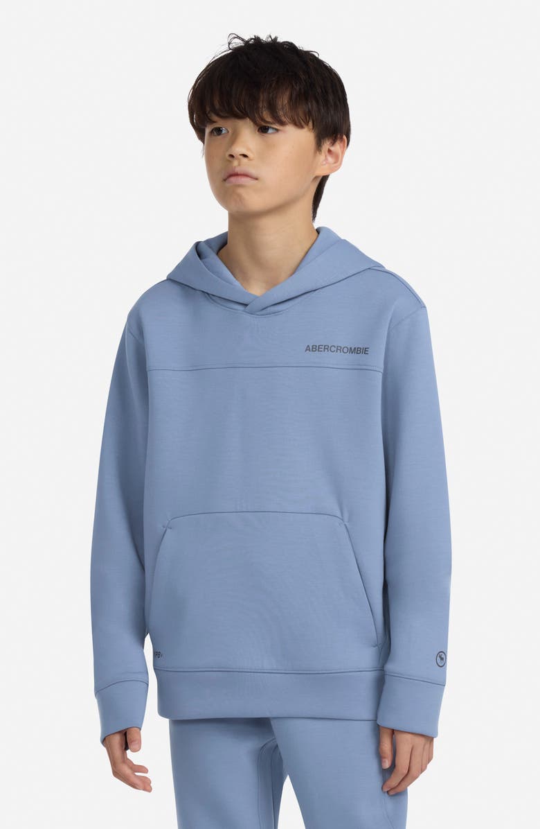 abercrombie kids Kids' YPB neoKNIT Technical Pullover Hoodie, Alternate, color, Infinity