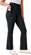 Roaman's Soft Sculpt Side Pocket Yoga Pants