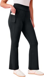 Roaman's Soft Sculpt Side Pocket Yoga Pants