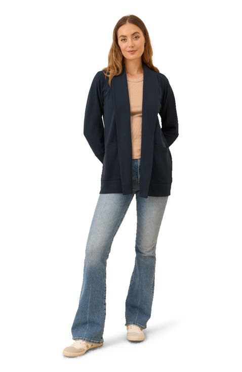 Organic Cotton Airplane Wrap Cardigan