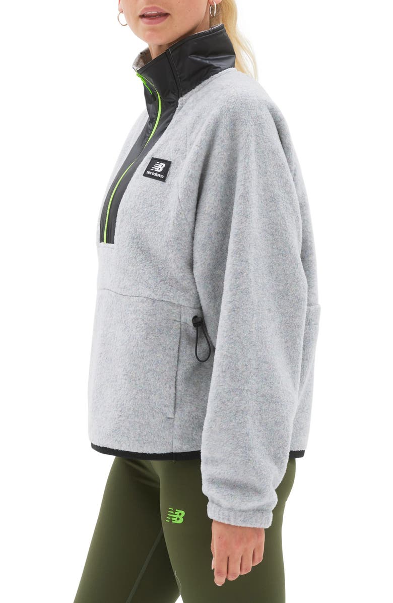 New Balance AT Spinnex Half Zip Fleece Pullover, Alternate, color, 