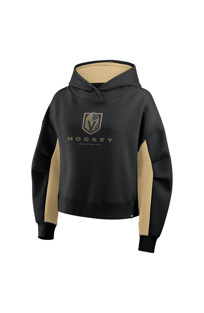 FANATICS Women's Fanatics Black Vegas Golden Knights Back Check Boxy Hoodie, Alternate, color, Black