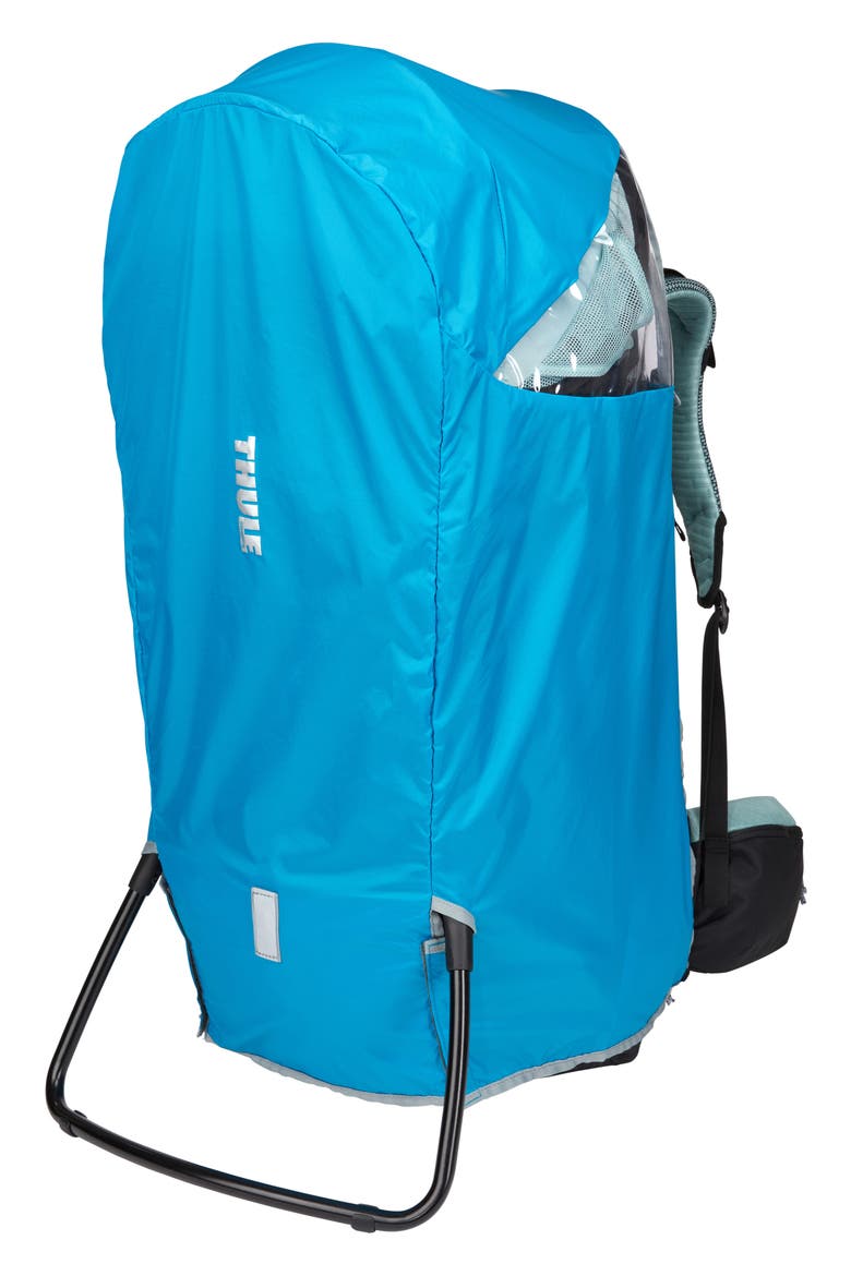 Sapling Child Carrier Rain Cover, Alternate, color, THULE BLUE