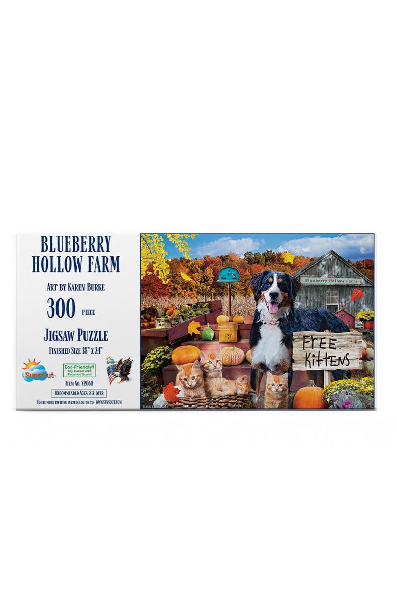 Blueberry Hollow Farm 300 piece Jigsaw Puzzle for Adults, Alternate, color, Multicolor