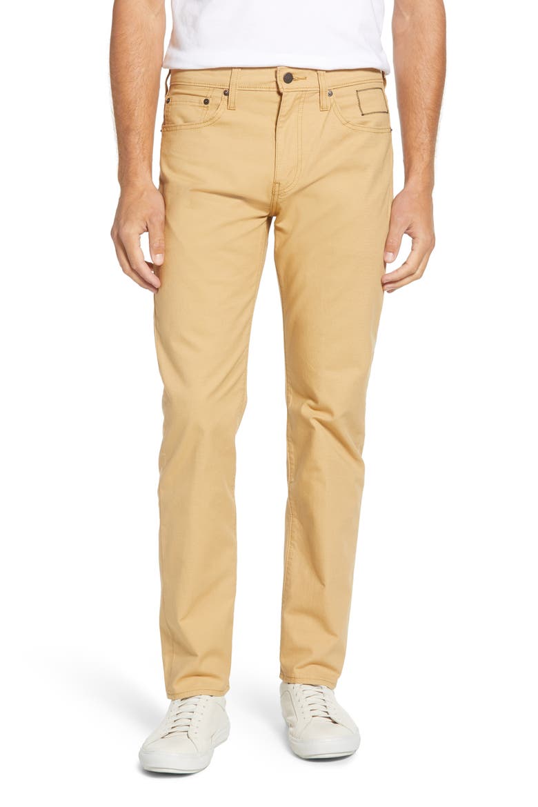 Levi's® x Justin Timberlake 502™ Taper Fit Five Pocket Pants, Main, color, GOLDEN CANVAS