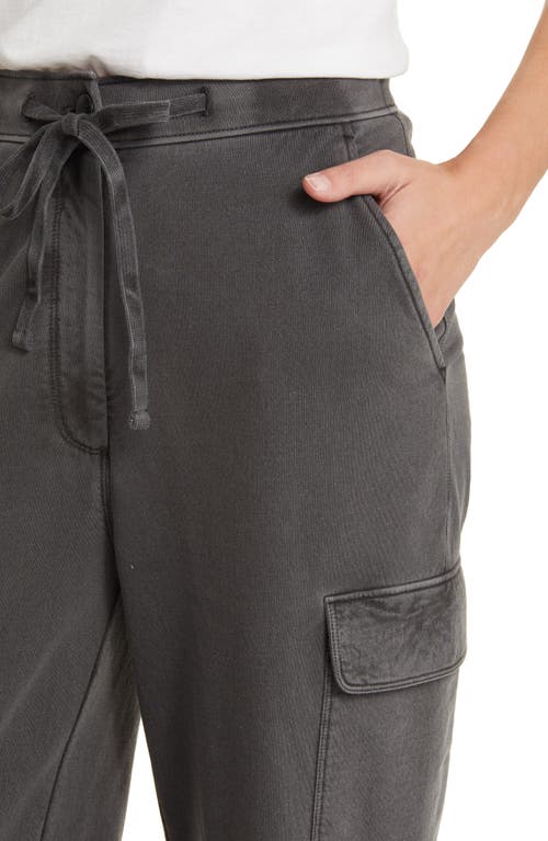 Treasure & Bond Drawstring Waist Cotton Blend Cargo Sweatpants
