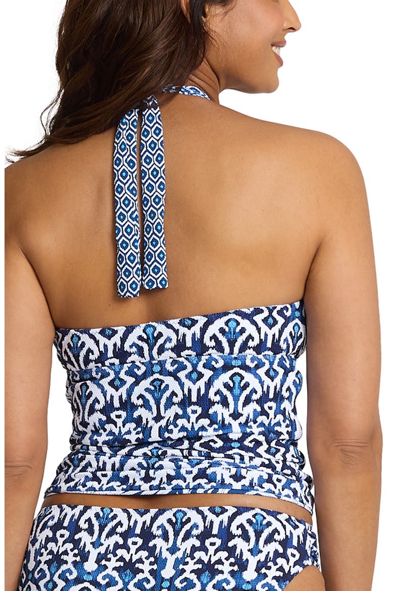 Island Cays Blooms Reversible Tankini Top, Alternate, color, MARE NAVY