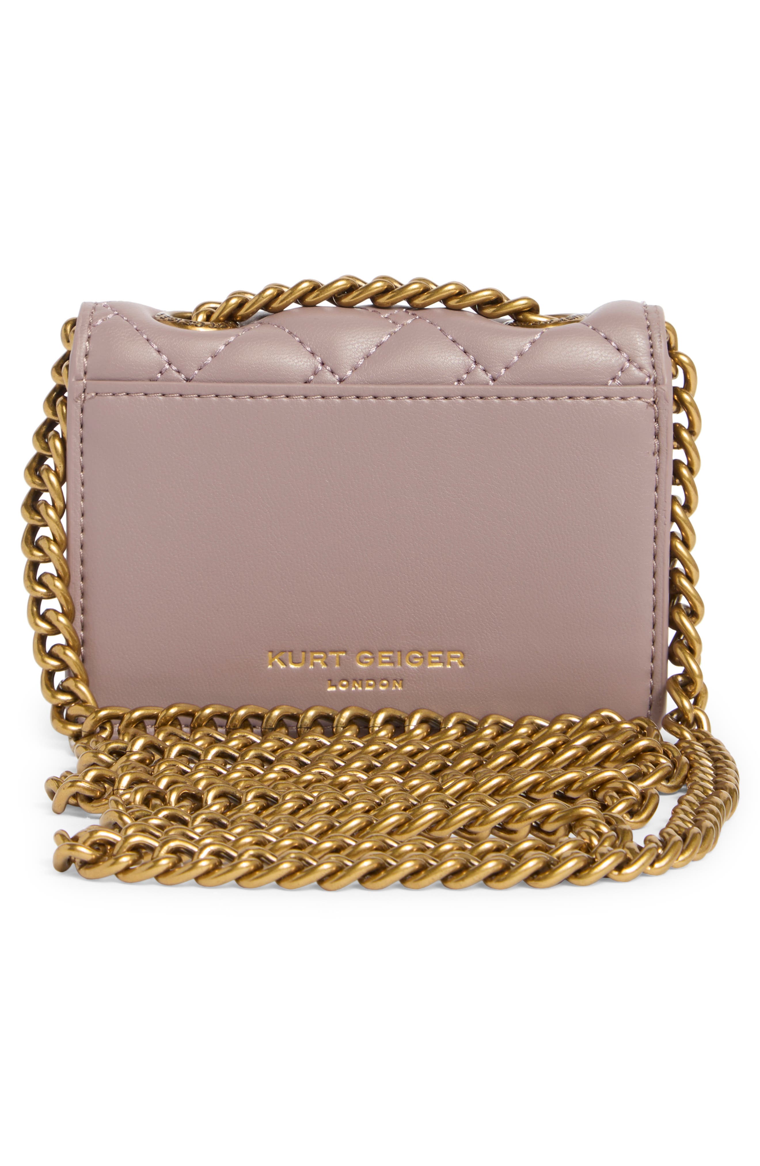 Kurt Geiger London Micro Kensington Quilted Crossbody Bag, Alternate, color, 