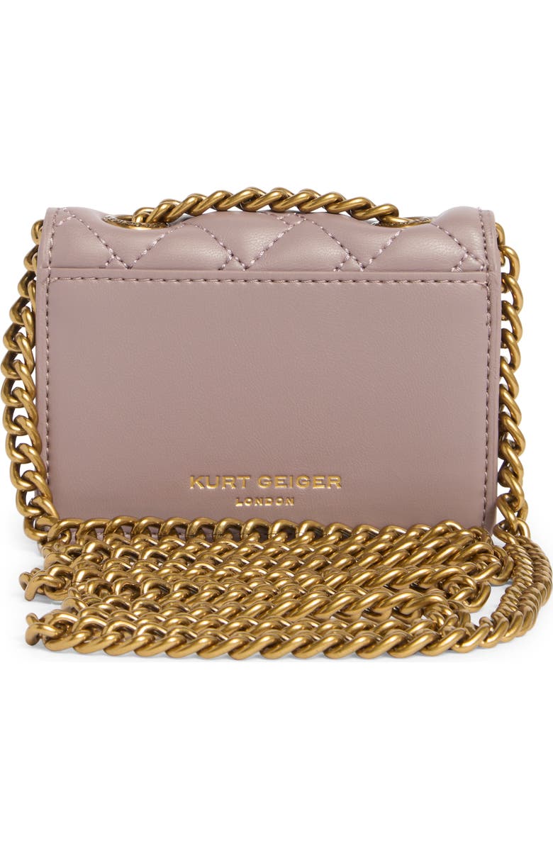 Kurt Geiger London Micro Kensington Quilted Crossbody Bag, Alternate, color,