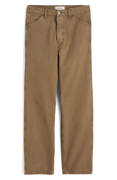 Madewell The 1991 Straight Leg Jeans In Brown