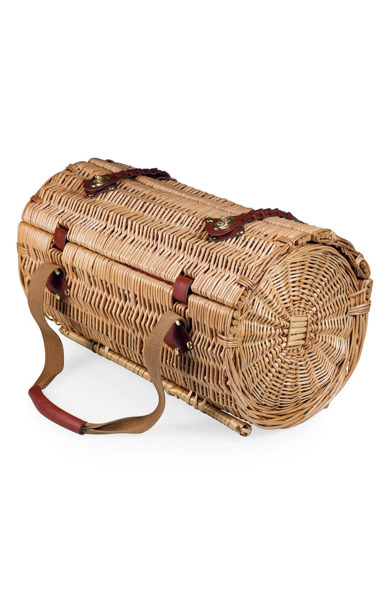 Picnic Time 'Verona' Wicker Picnic Basket, Alternate, color, 