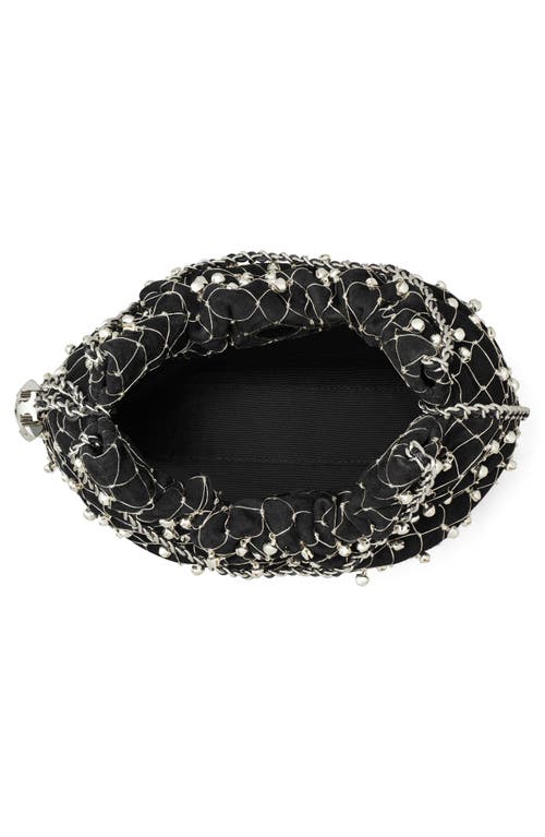 Tory Burch Mini Fleming Bell Hobo Bag In Black