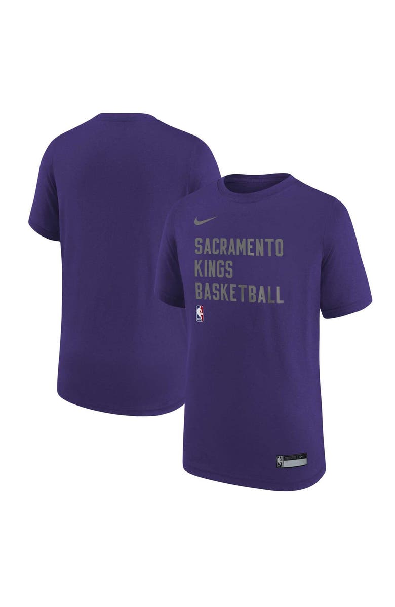 Nike Youth Nike Purple Sacramento Kings Essential Practice T-Shirt, Main, color, Purple