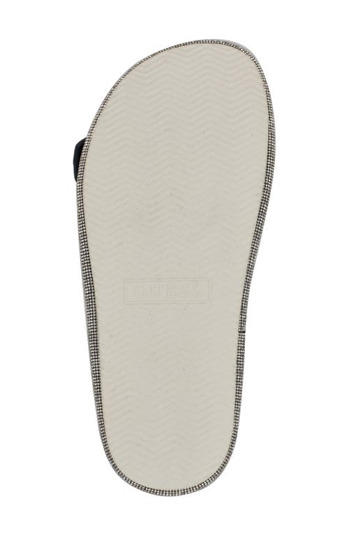 Guess Funzya Slide Sandal In Medium Blue