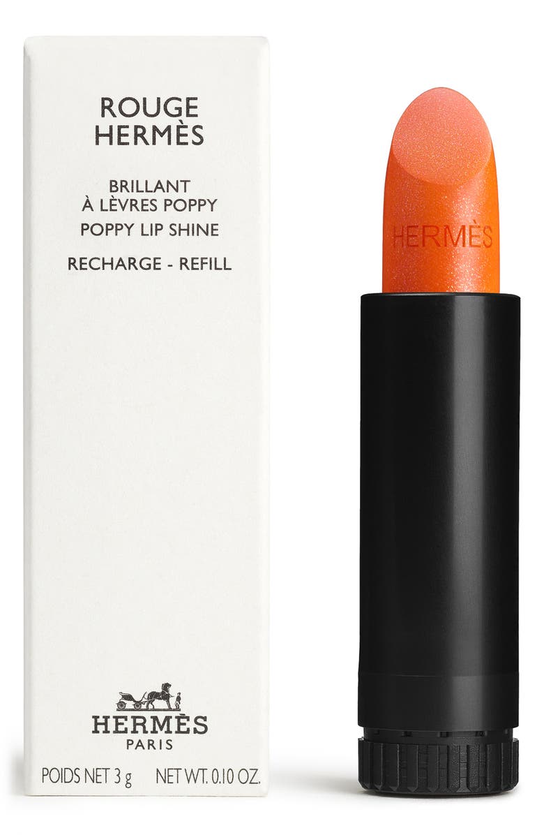 Hermès Rouge Hermès - Poppy lip shine refill, Main, color,