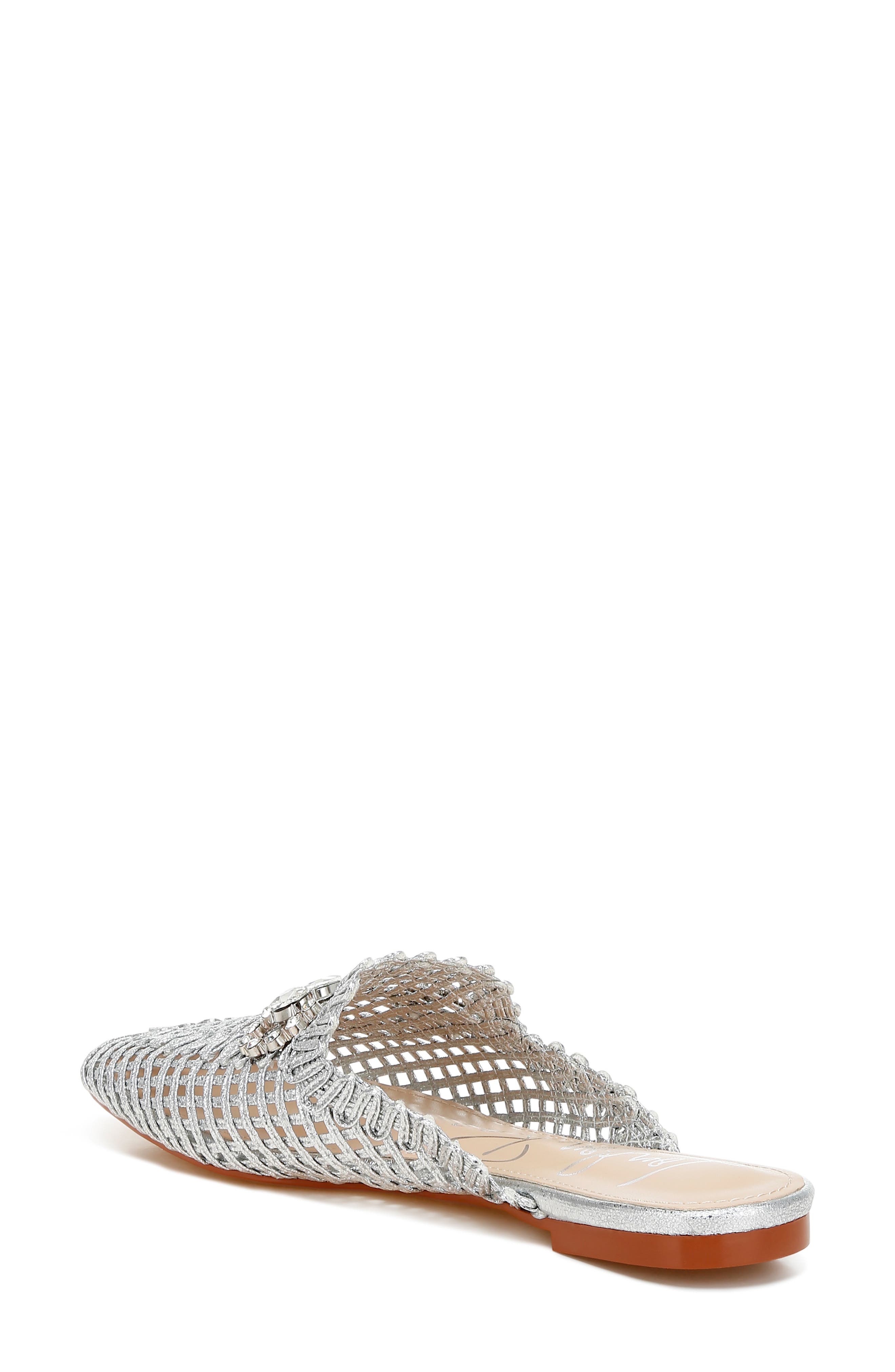 LONDON RAG Roboma Crystal Embellished Mule, Alternate, color, Silver