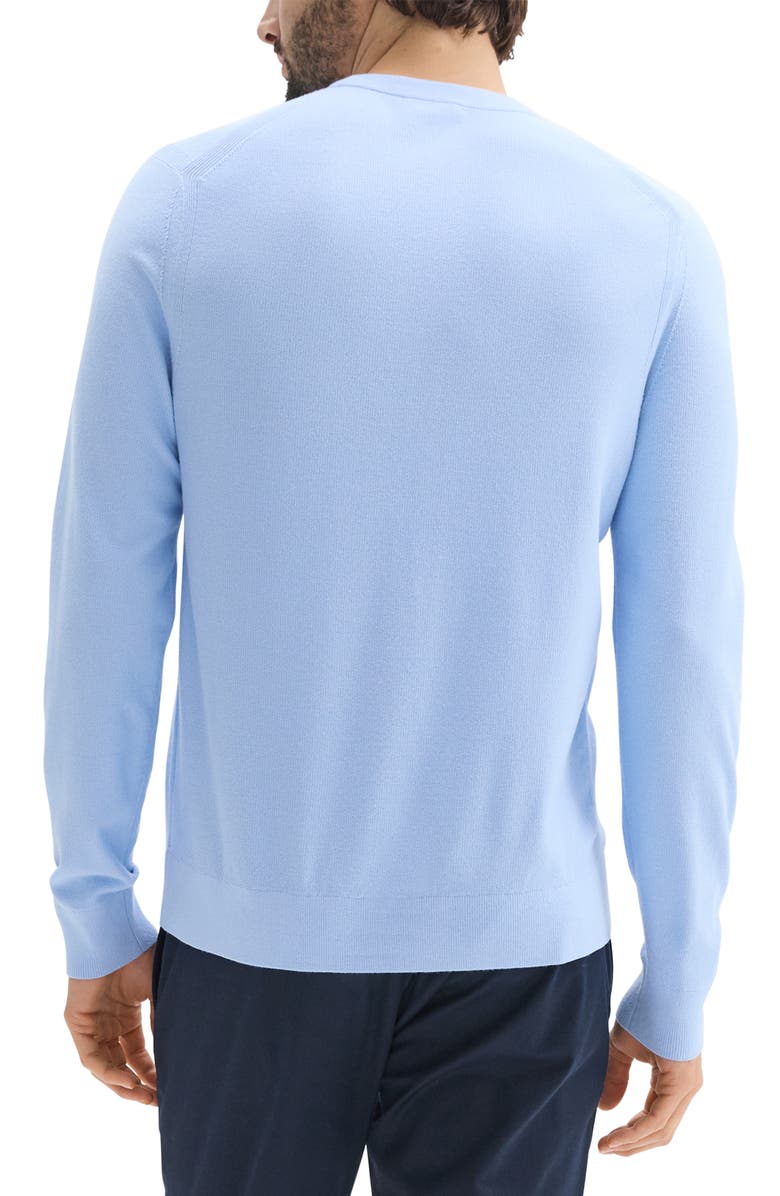 Theory Textured Crewneck Sweater, Alternate, color, Clear Sky