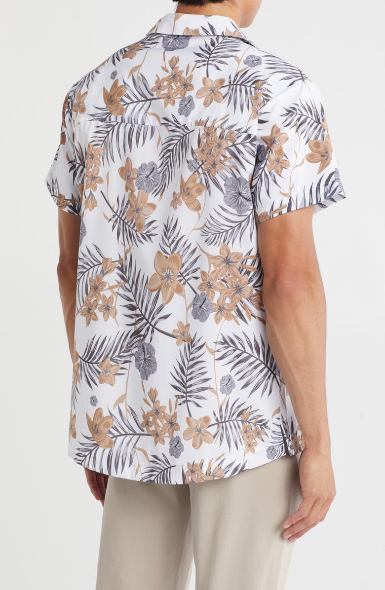 BOSS Beach Short Sleeve Button-Up Shirt, Alternate, color,