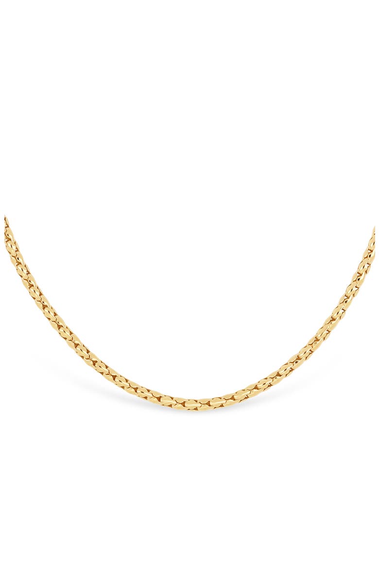 14K Gold Disc Link Chain Necklace (Online Trunk Show), Alternate, color, 14K YELLOW GOLD